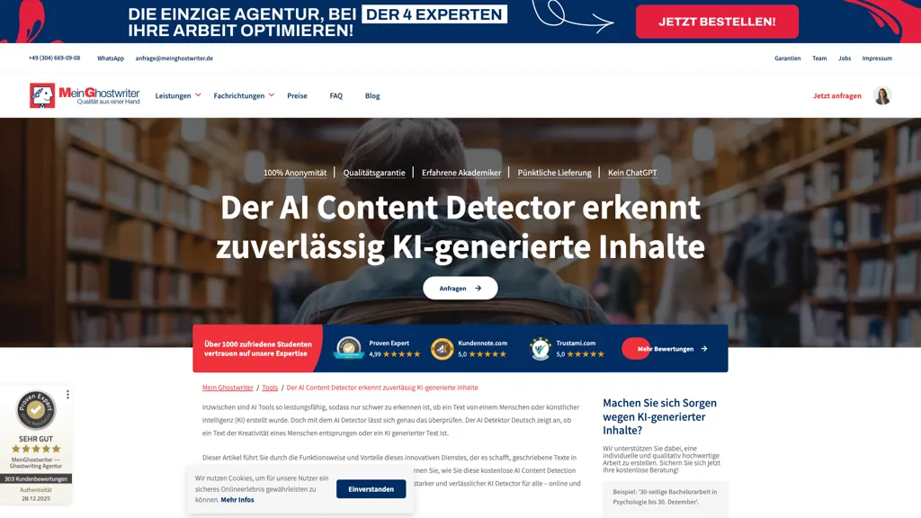 AI Detector Deutsch screenshot