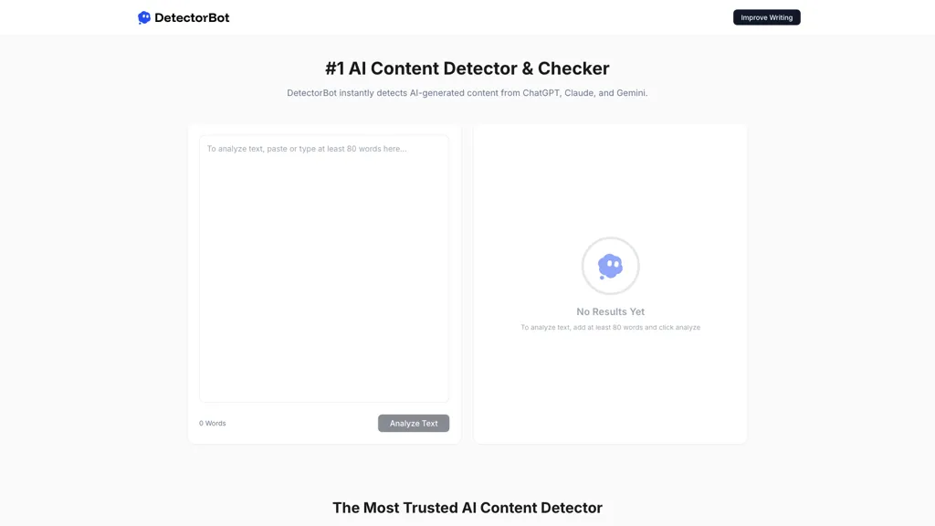 DetectorBot screenshot