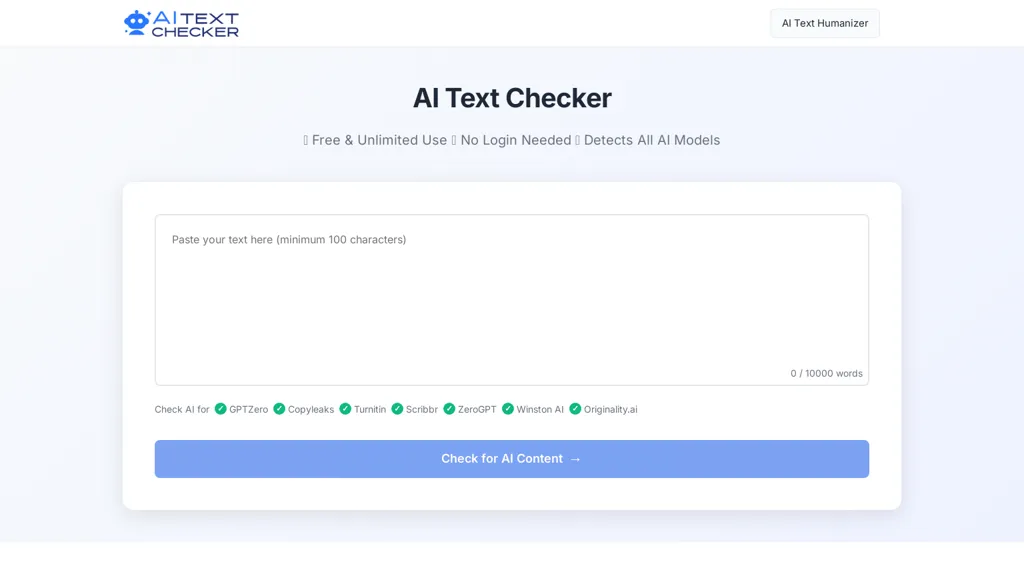 AITextChecker.pro screenshot