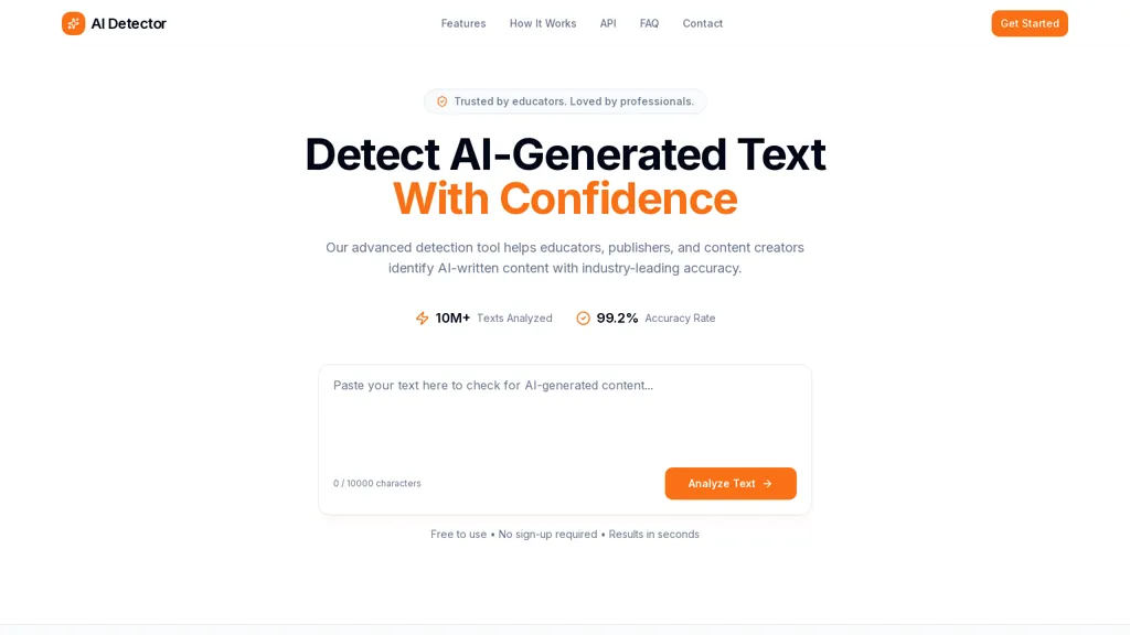 AIDetector.review screenshot