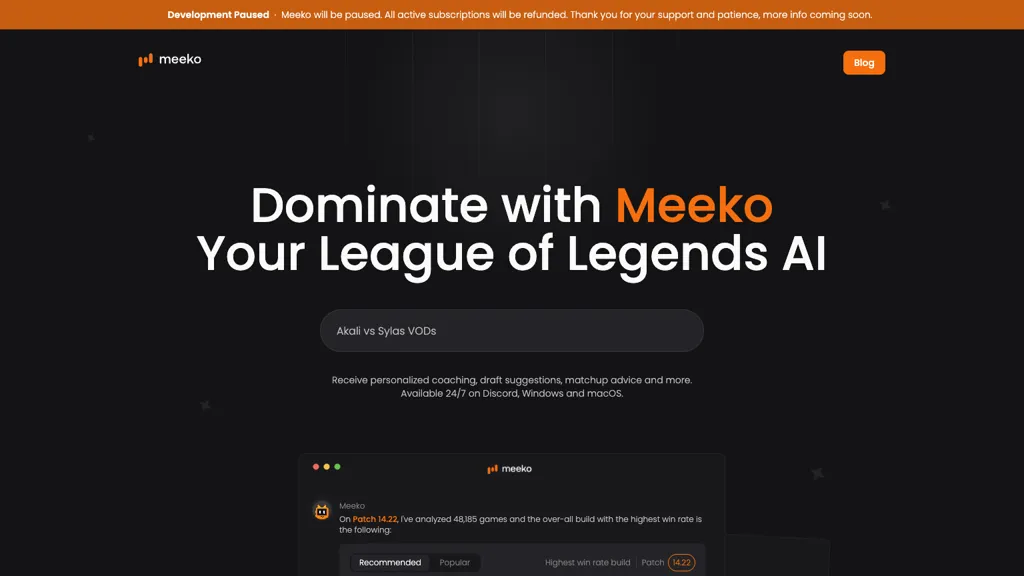 Meeko screenshot