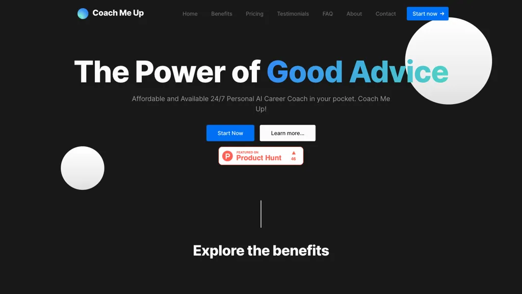 Coach Me Up! screenshot