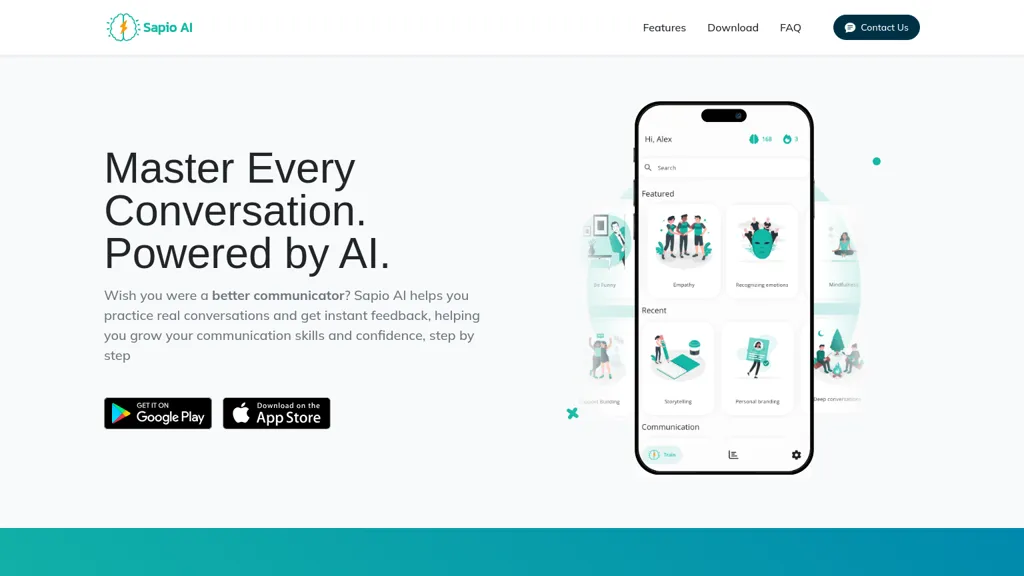 Sapio AI screenshot