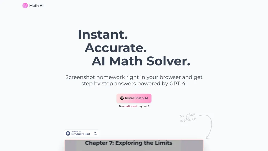 Math AI screenshot