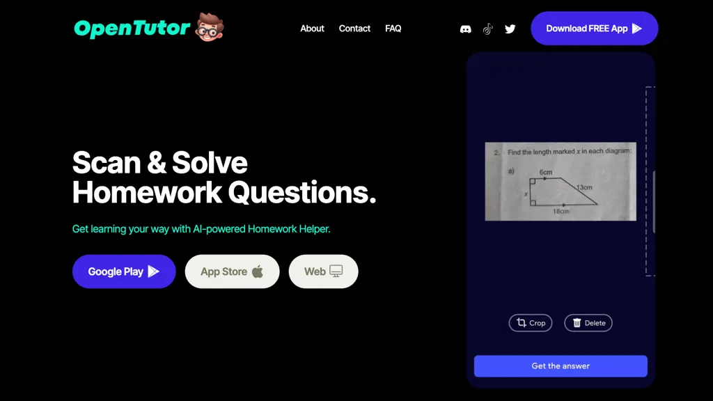 Open Tutor App screenshot