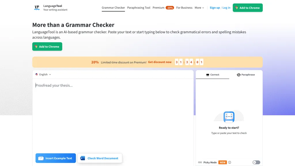 LanguageTool screenshot
