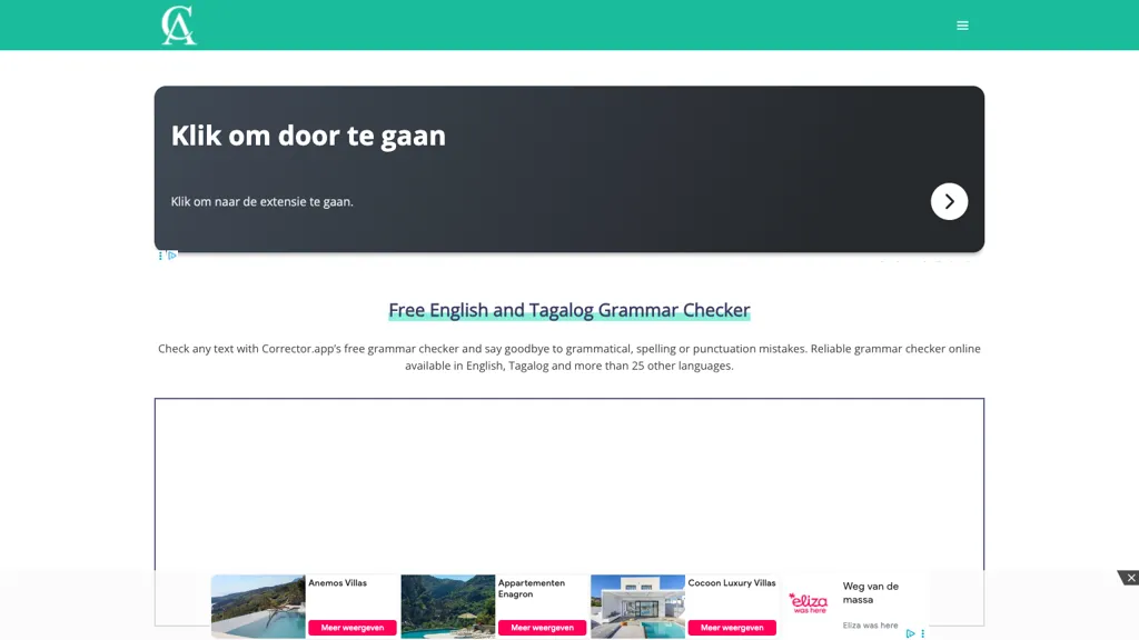 Corrector App screenshot