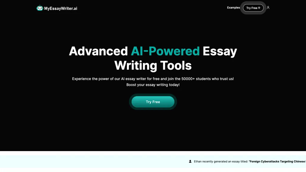 MyEssayWriterAI screenshot
