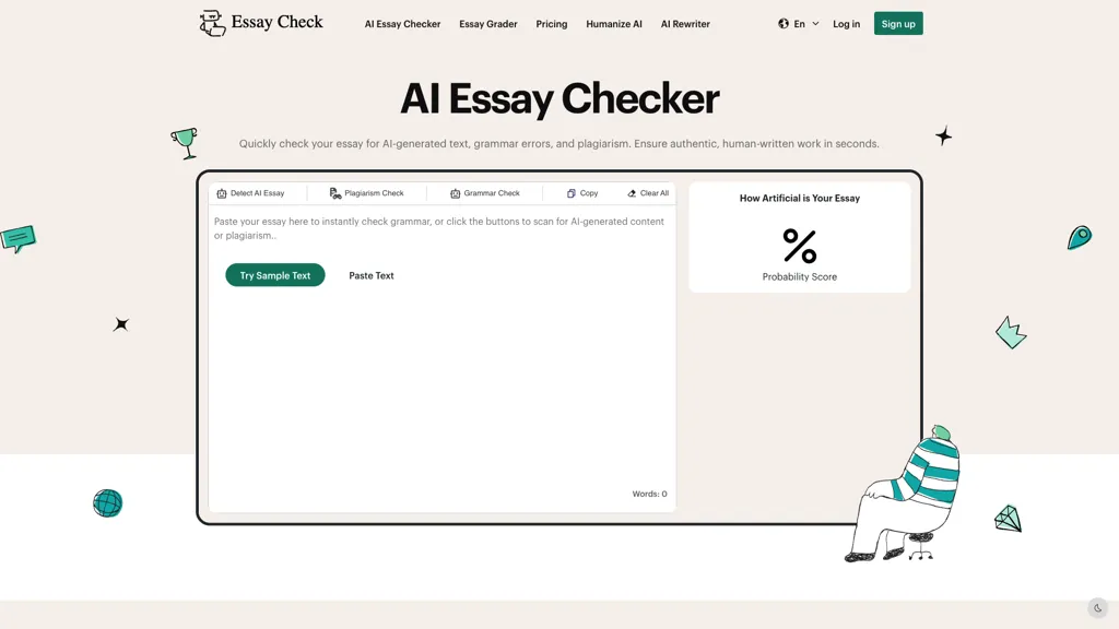 AI Essay Checker screenshot