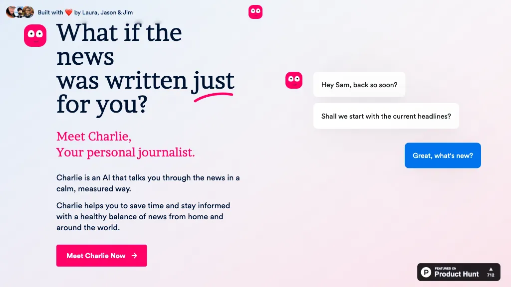 Charlie News screenshot