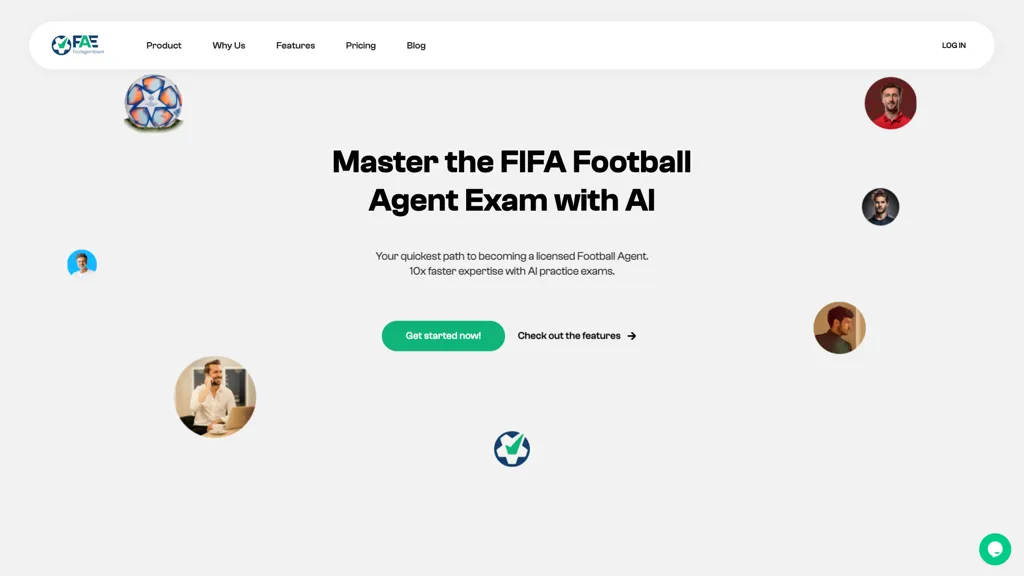footagentexam.com screenshot