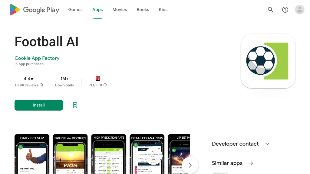 Football AI screenshot