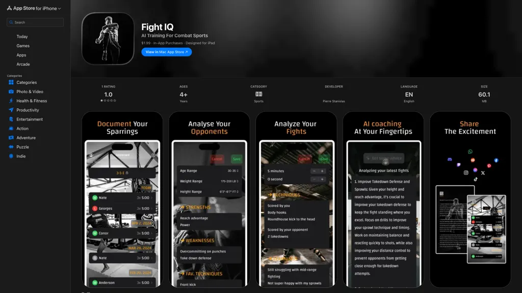 Fight IQ screenshot