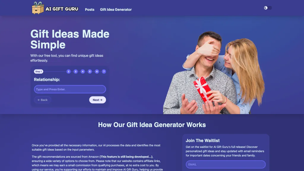 AI Gift Guru screenshot