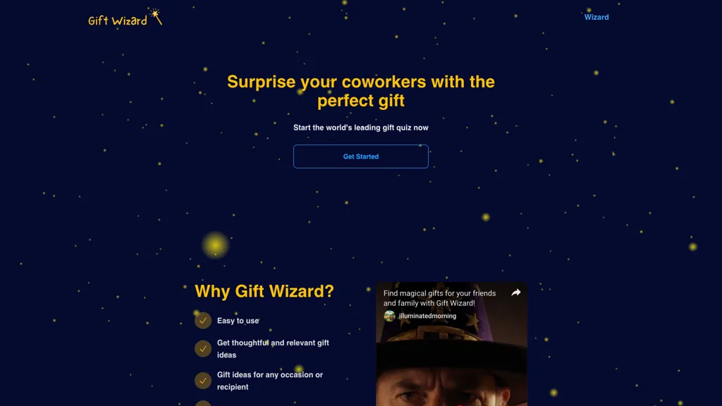Gift Wizard screenshot