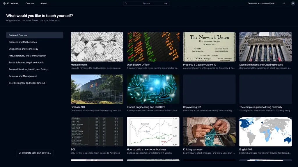 101.school screenshot