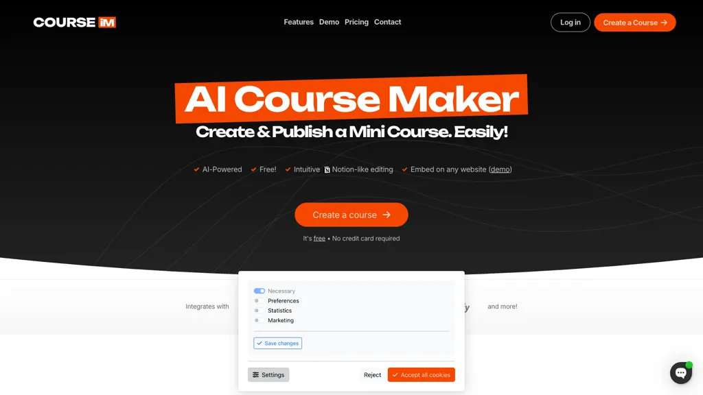 Course.im screenshot