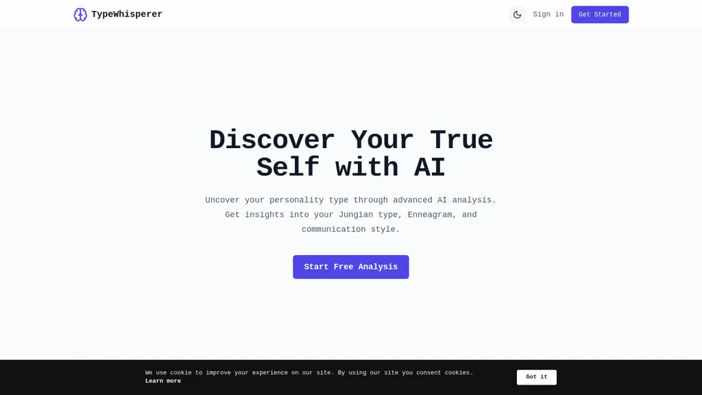 Type Whisperer Ai screenshot