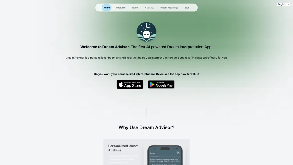 Dream Advisor screenshot