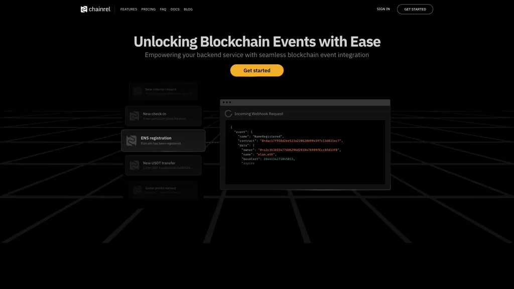 Chainrel screenshot