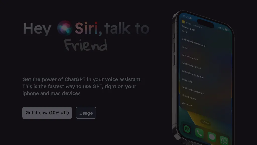 Talk to AI screenshot