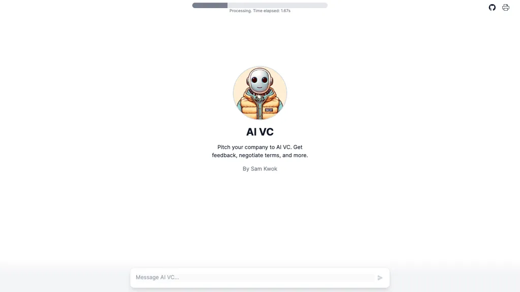 AI VC screenshot