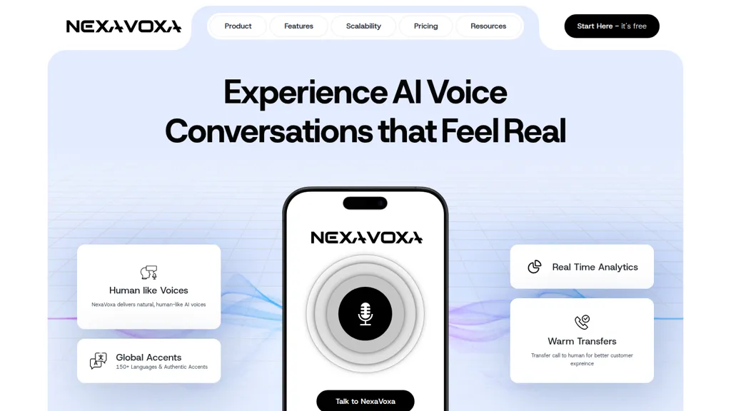 NexaVoxa screenshot