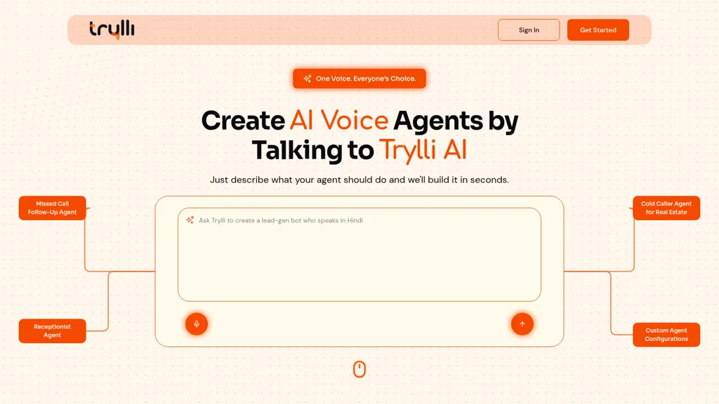 Trylli AI screenshot