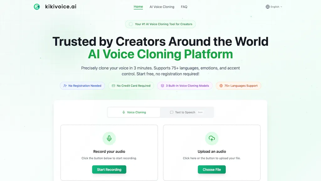 kikivoice.ai screenshot