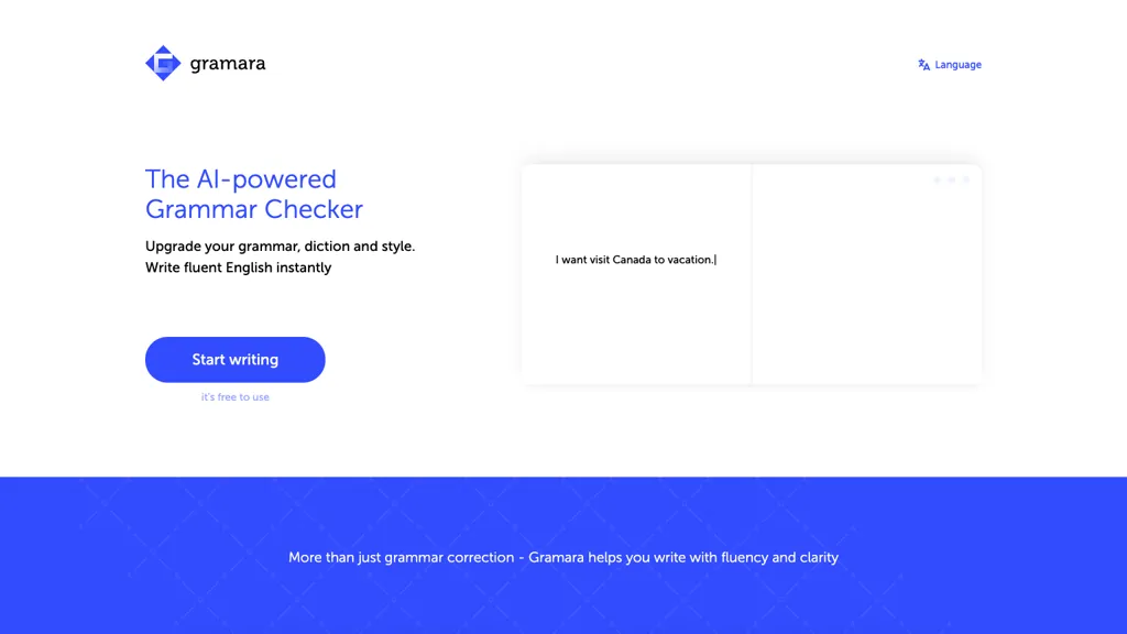 Gramara screenshot