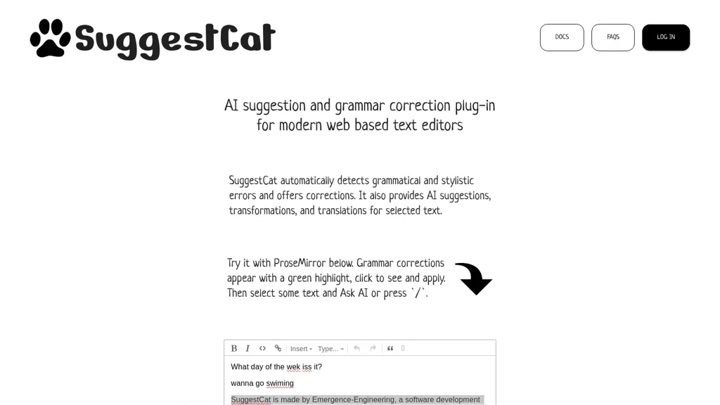 SuggestCat screenshot