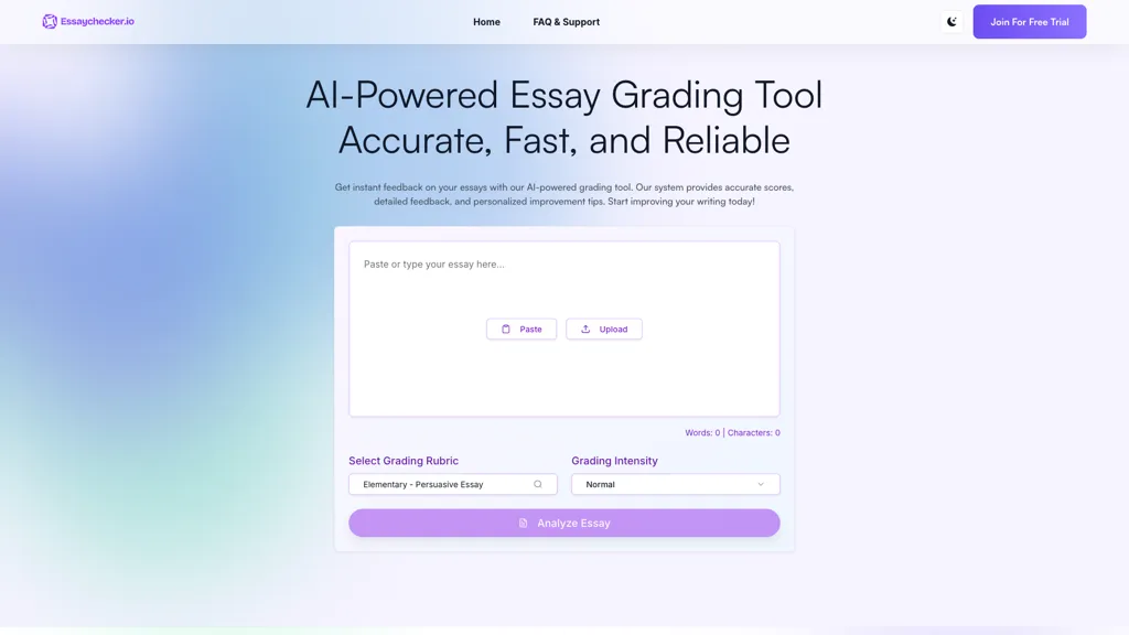 EssayChecker.io screenshot