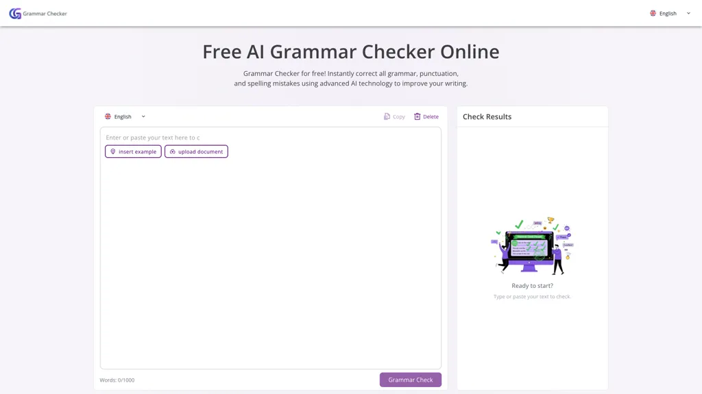Grammar Checker screenshot