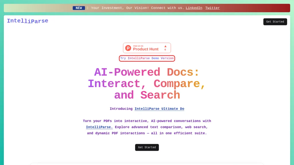 IntelliParse screenshot