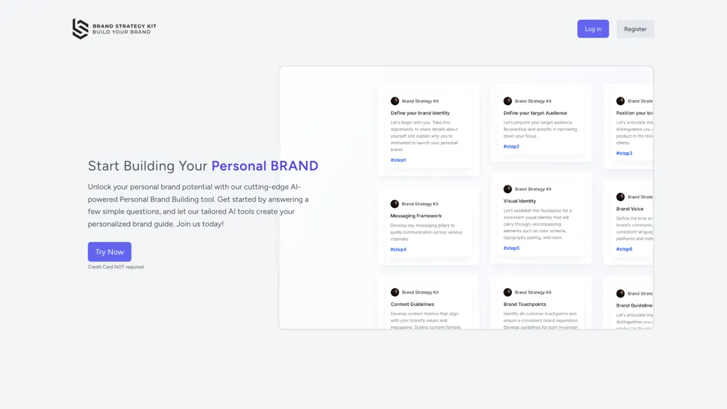 Brand Strategy Kit screenshot
