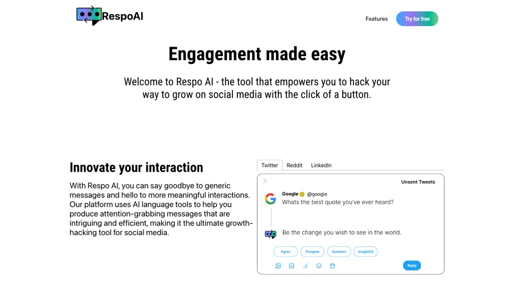 Respo AI screenshot