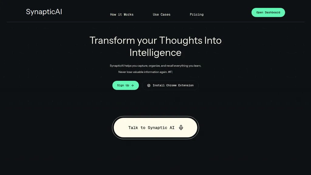Synaptic AI screenshot