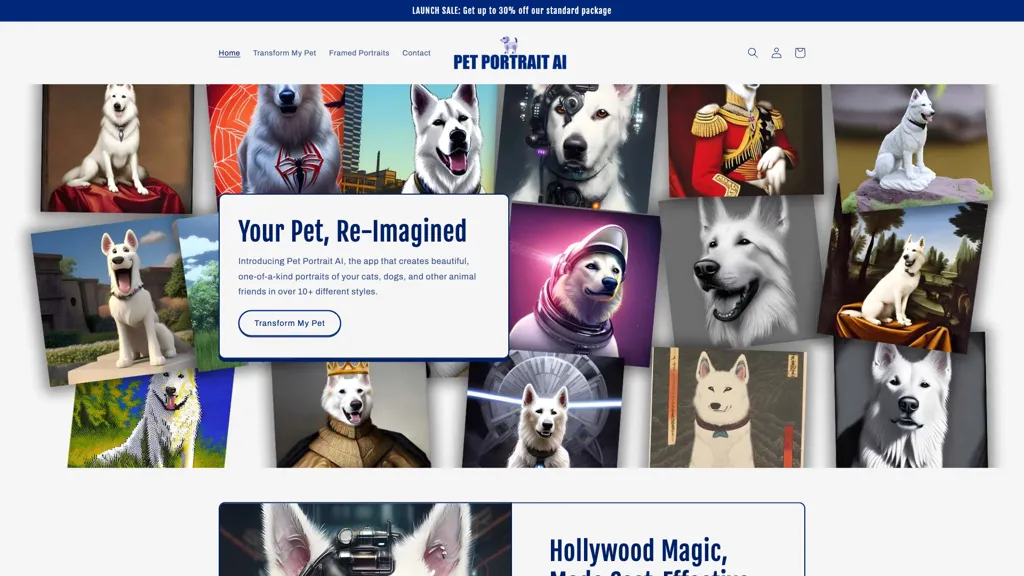 Petportrait screenshot