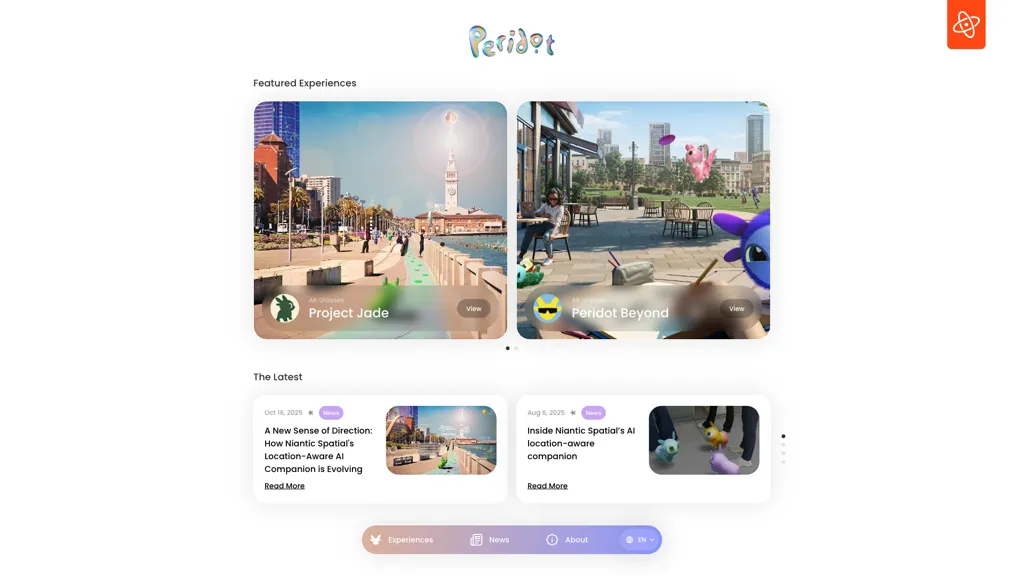 Peridot AR Tamagotchi screenshot