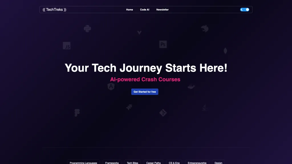 Tech-treks.com screenshot