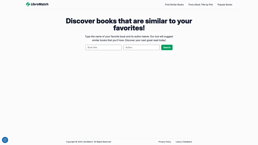 Libromatch screenshot