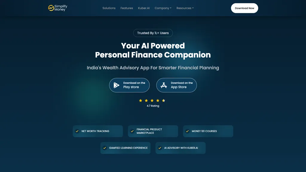 Simplify Money screenshot