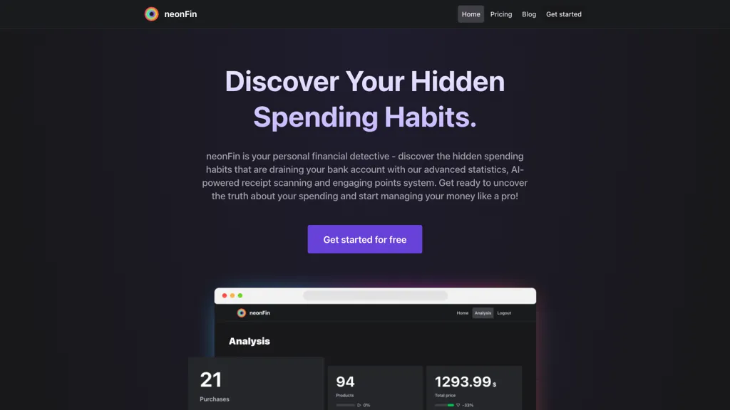 neonFin screenshot