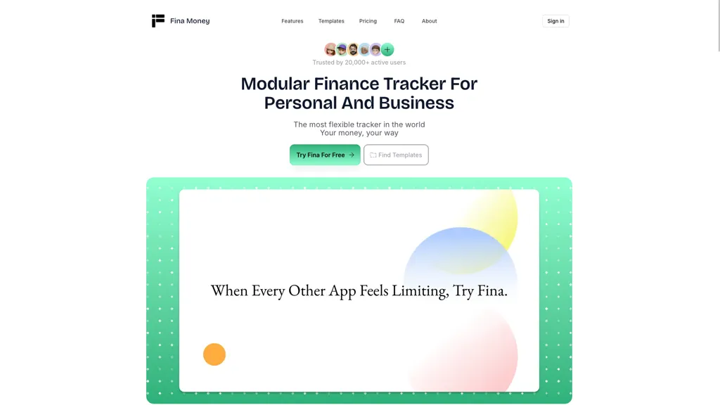 Fina Money screenshot