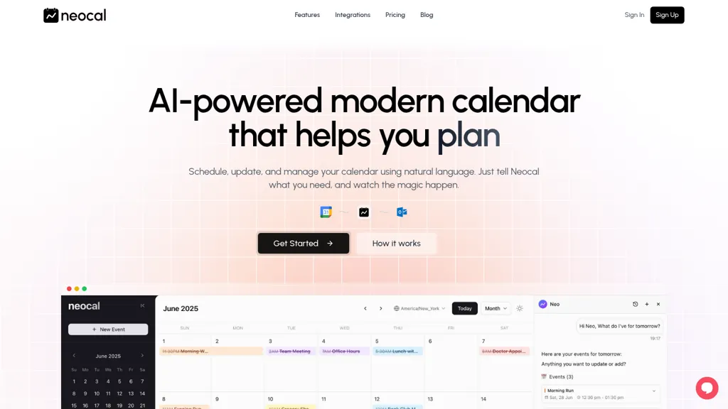 Neocal screenshot