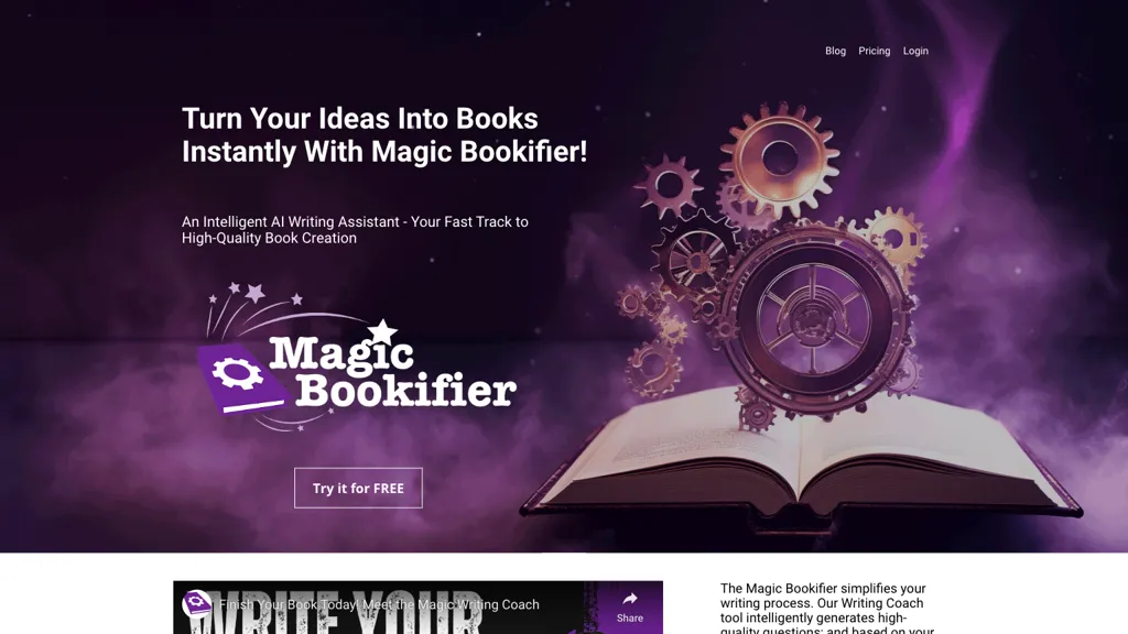 Magic Bookifier screenshot