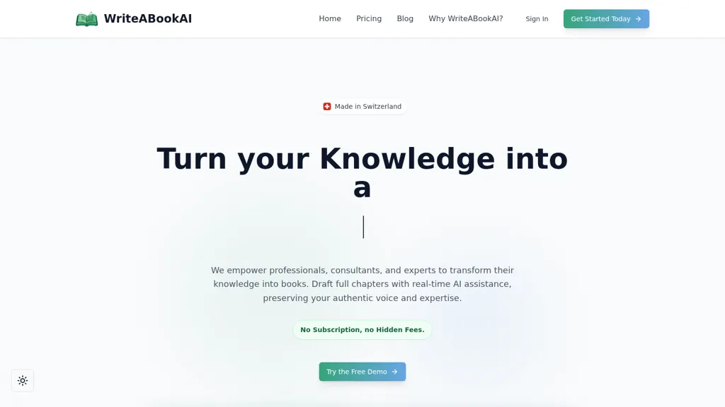 WriteABookAI screenshot
