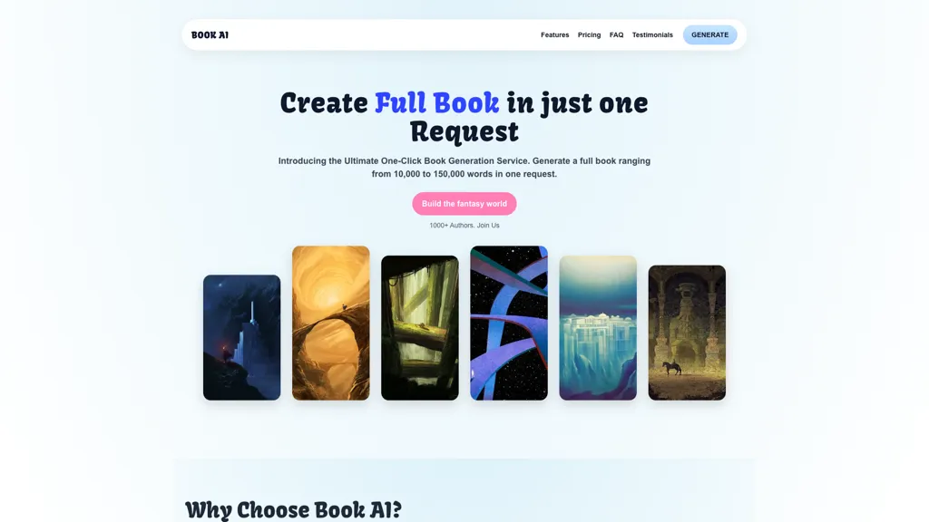 Book AI screenshot