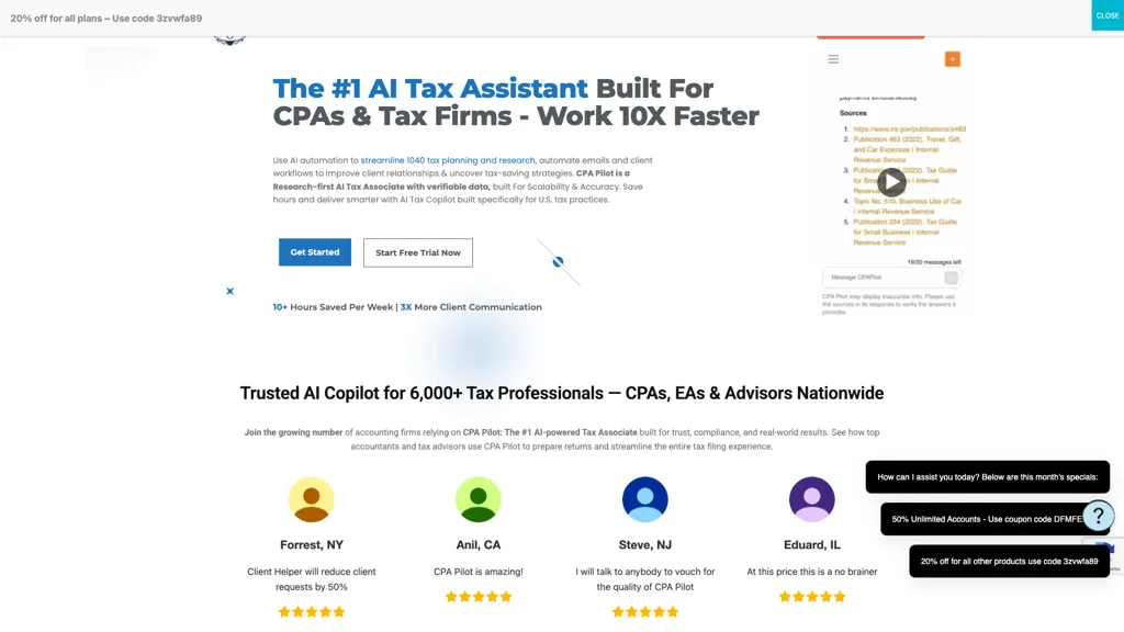 CPA Pilot screenshot
