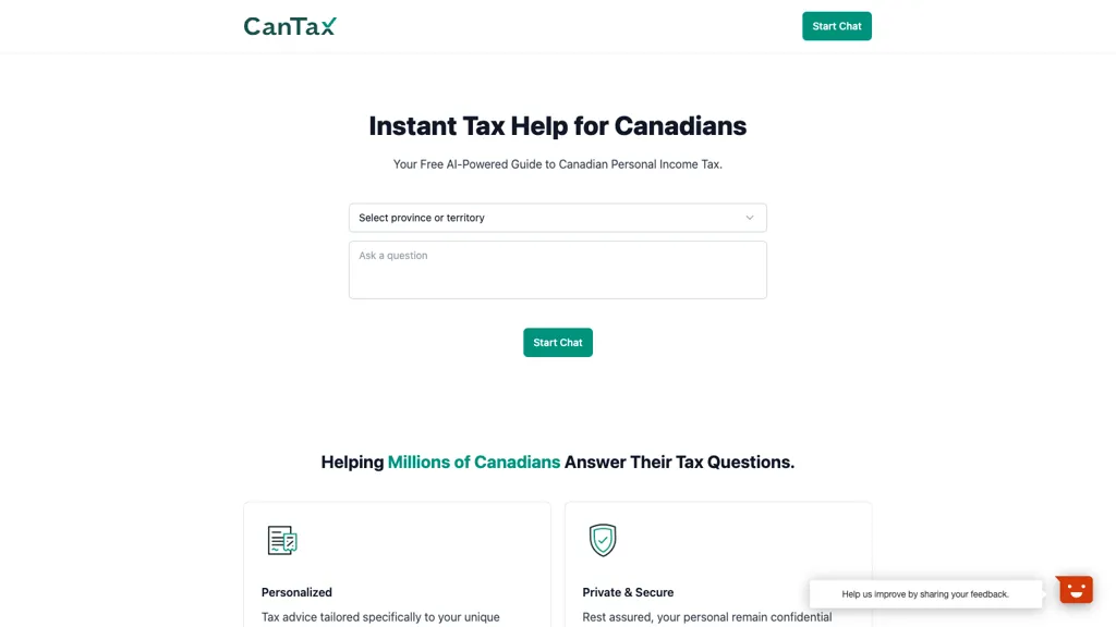 CanTax screenshot